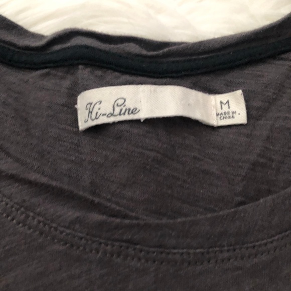 [Madewell Hi-Line] Basic Scoop Neck Cotton Tee - Picture 2 of 3